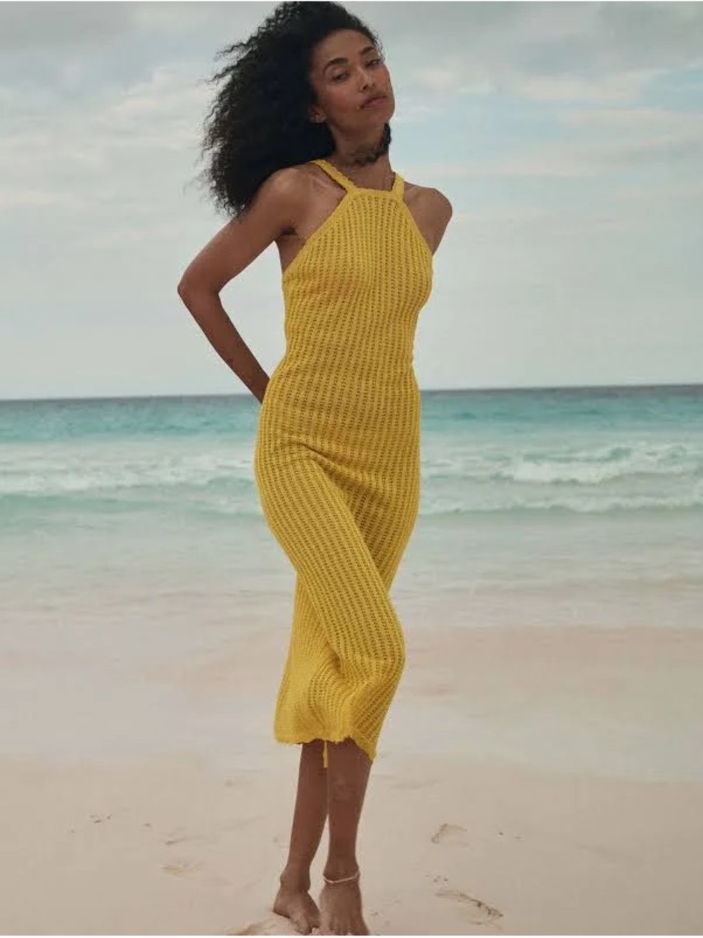 Doen LYRIANNA Knit Midi Dress NWT